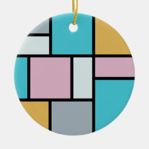 Theo Van Doesburg - Komposition 17 - Mondrian-Kuns Keramikornament