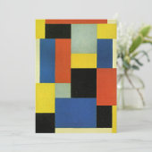 Theo van Doesburg, Komposition XX, Karte (Stehend Vorderseite)