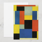 Theo van Doesburg, Komposition XX, Karte (Vorne/Hinten)