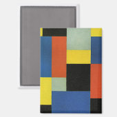 Theo van Doesburg, Komposition XX, Magnet (Vorderseite/Rückseite)