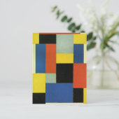 Theo van Doesburg, Komposition XX, Postkarte (Stehend Vorderseite)