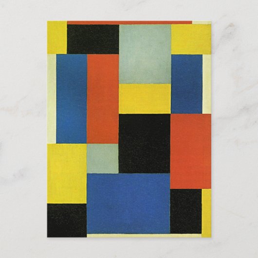 Theo van Doesburg, Komposition XX, Postkarte (Vorderseite)