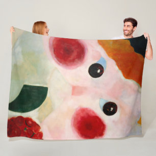 Theo van Doesburg - Mädchen mit Schmetterlingen Fleecedecke