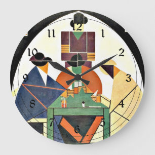 Theo van Doesburg - The Cardplayers, 1916, Kubismu Große Wanduhr