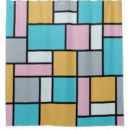 Theo Van Doesburg - Zusammensetzung XVII Duschvorhang