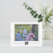 Théo van Rysselberghe #110 - Fine Art Postcard Postkarte (Stehend Vorderseite)