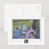 Théo van Rysselberghe #110 - Fine Art Postcard Postkarte (Vorne/Hinten)