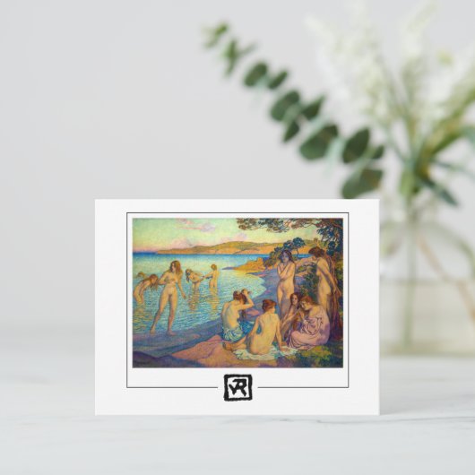 Théo van Rysselberghe #204 - Fine Art Postcard Postkarte (Stehend Vorderseite)