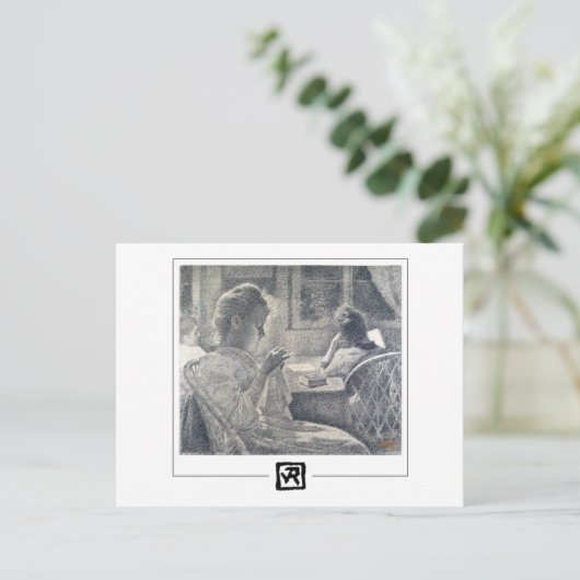 Théo van Rysselberghe #210 - Fine Art Postcard Postkarte (Stehend Vorderseite)