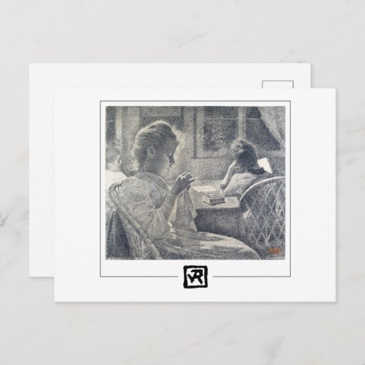 Théo van Rysselberghe #210 - Fine Art Postcard Postkarte (Vorne/Hinten)