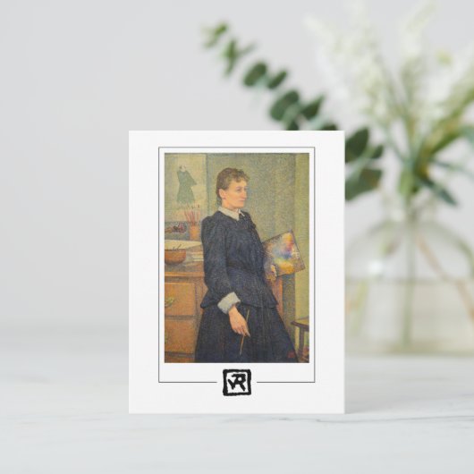Théo van Rysselberghe #218 - Fine Art Postcard Postkarte (Stehend Vorderseite)
