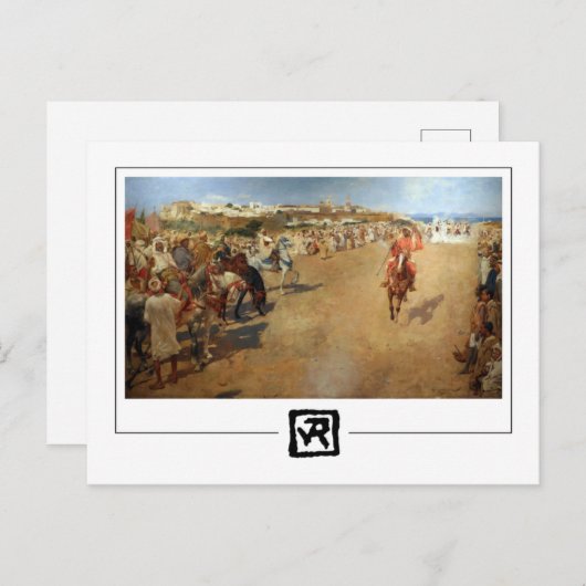 Théo van Rysselberghe #241 - Fine Art Postcard Postkarte (Vorne/Hinten)