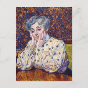 Theo van Rysselberghe-Madame Theo van Rysselberghe Postkarte