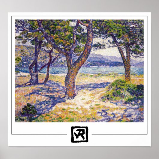 Théo van Rysselberghe Zedige Art Poster #4 (Vorne)