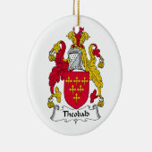 Theobald Familienwappen Keramikornament (Rechts)