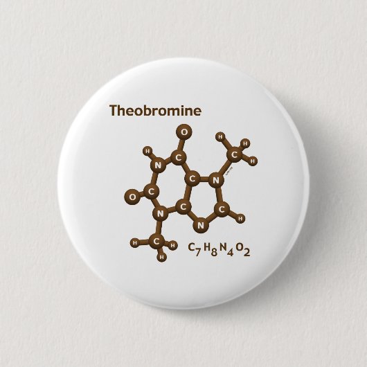 Theobromin Button (Vorderseite)