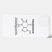 Theobromin erstmals 1841 in Kakaobohnen entdeckt Case-Mate iPhone Hülle (Rückseite (Horizontal))