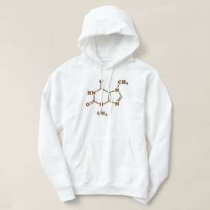 Theobrominmolekulare chemische Formel Hoodie