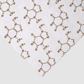 Theobrominmolekulare chemische Formel Seidenpapier (Ausschnitt)