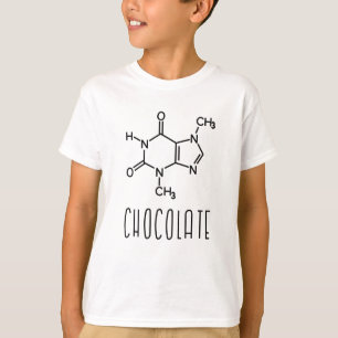 Theobrominmolekulare chemische Formel T-Shirt