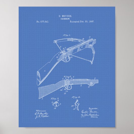 Theodolite 1897 Patent Art Blueprint Poster (Vorne)