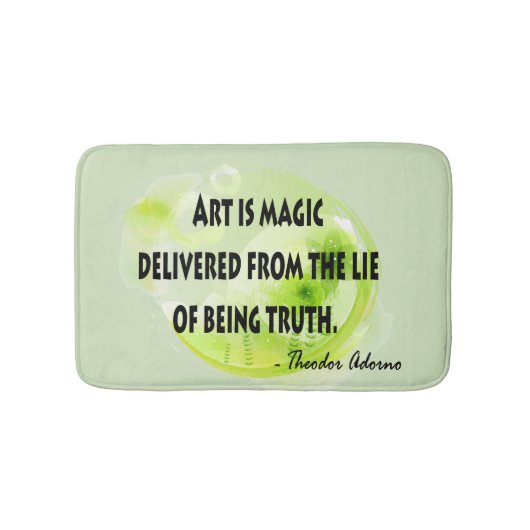 Theodor Adorno Badematte (Vorderseite)