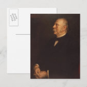 Theodor Fontane Postkarte (Vorne/Hinten)