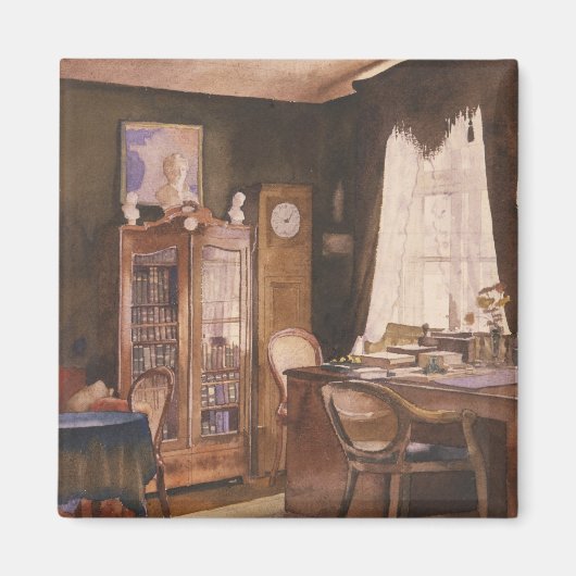 Theodor Fontane-Studie Magnet (Vorne)