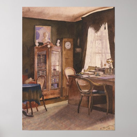Theodor Fontane-Studie Poster (Vorne)