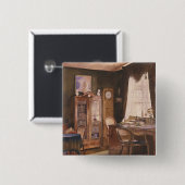 Theodor Fontanes Studie Button (Vorne & Hinten)
