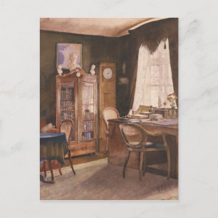 Theodor Fontanes Studie Postkarte