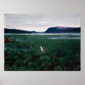 Theodor Kittelsen The Twelve Wild Ducks Poster (Vorne)