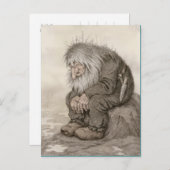 Theodor Kittelsen Troll fragt sich, wie alt der CC Postkarte (Vorne/Hinten)