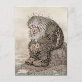 Theodor Kittelsen Troll fragt sich, wie alt der CC Postkarte