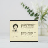 Theodor Körner Postkarte (Stehend Vorderseite)