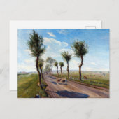 Theodor Philipsen Country Road bei Faarevejle Postkarte (Vorne/Hinten)