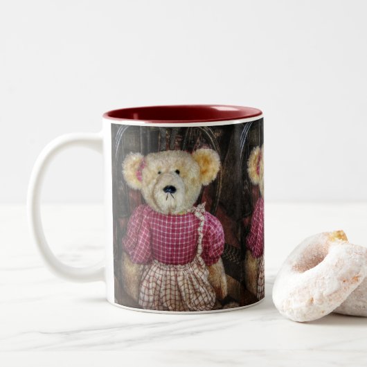 Theodora Zweifarbige Tasse (Mit Donut)