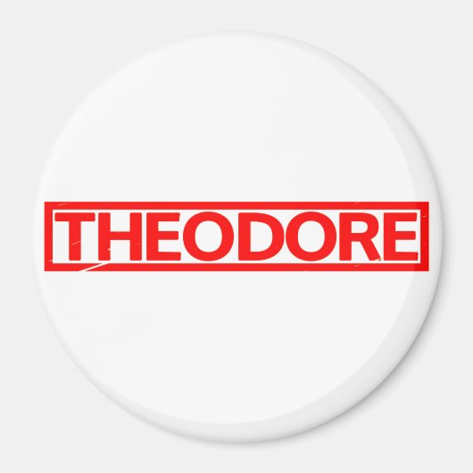 Theodore Briefmarke Magnet (Vorne)