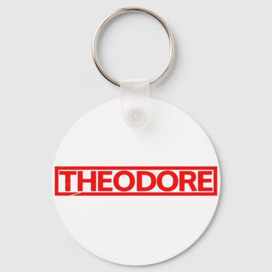 Theodore Briefmarke Schlüsselanhänger (Vorderseite)