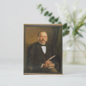 Theodore Fontane, 1883 Postkarte (Stehend Vorderseite)