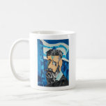 Theodore Herzl-Tasse im kubistischen Stil Kaffeetasse<br><div class="desc">Theodore Herzl Painting im kubanischen Stil,  Stand mit Israel,  Unterstützung Magen David Adom Fundraiser</div>