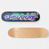 THEODORE Maßgeschneiderte Graffiti-Skateboard Skateboard (Horizontal)