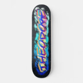 THEODORE Maßgeschneiderte Graffiti-Skateboard Skateboard (Vorderseite)