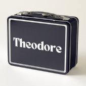 Theodore Metall Brotdose (Rückseite)