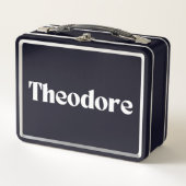 Theodore Metall Brotdose (Vorderseite)