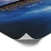 Theodore N. Vail Inspiration Zitat "Overcome" Poster (Ecke)