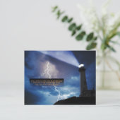 Theodore N. Vail Inspiration Zitat "Overcome" Postkarte (Stehend Vorderseite)