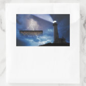 Theodore N. Vail Inspiration Zitat "Overcome" Rechteckiger Aufkleber (Tasche)