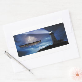 Theodore N. Vail Inspiration Zitat "Overcome" Rechteckiger Aufkleber