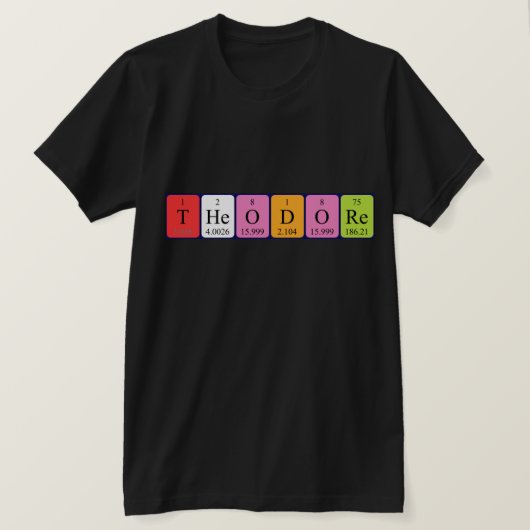 Theodore Periodenname Shirt (Design vorne)